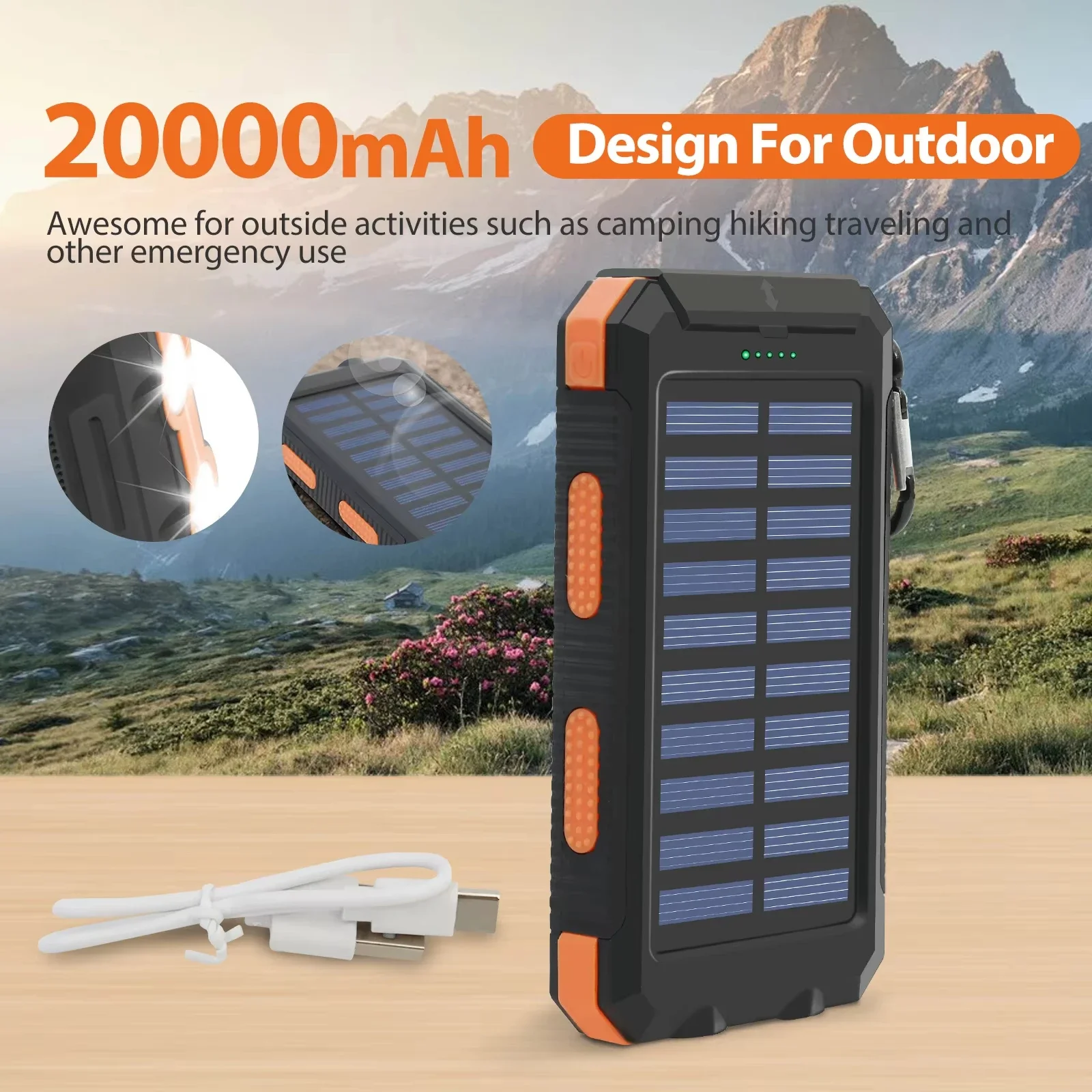Su Geçirmez Güneş Enerjili Pow - Solar Emergency Charger incelemesi ve fiyatı