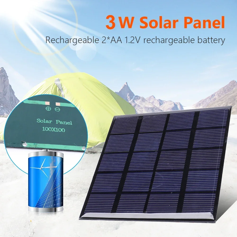 Güneş Paneli 3W 5V Güneş Panel - Solar Emergency Charger incelemesi ve fiyatı